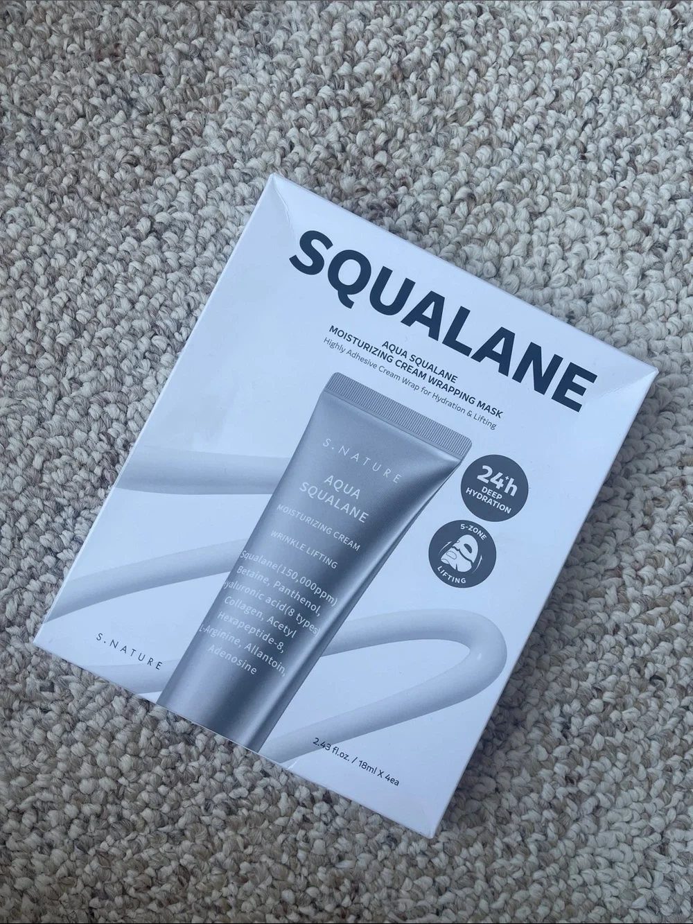 S-Nature Squalane Moisturizing Mask